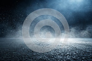 Abstract black and blue gradient background