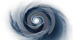 Hurricane Eye Swirl Vortex Storm Clouds Abstract Background