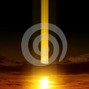 Dramatic apocalyptic background