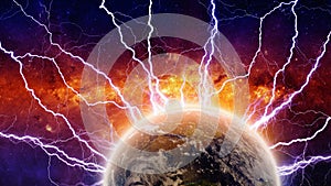 Dramatic apocalyptic background