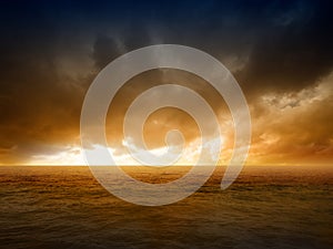 Dramatic apocalyptic background