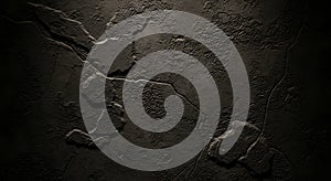 Dramatic black stone texture background offers a stark modern backdrop for design