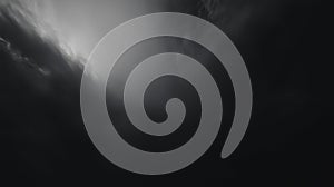 Dramatic Black and White Cloudy Sky Background