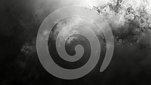 Dramatic Black And White Smoke Texture Background For Graphic Design And Visual Effects