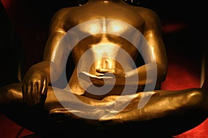 Dramatic Buddha's torso