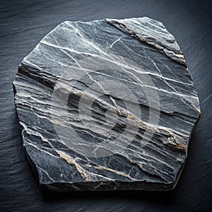 Dramatic Charcoal Stone Texture with Marbled Patterns