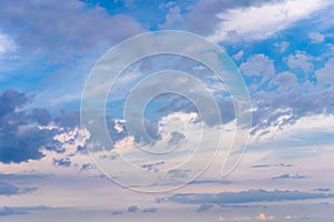 Dramatic cloud sky background