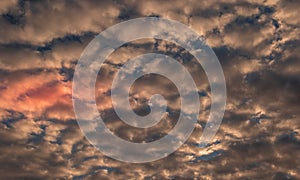 Dramatic cloudescape for background use