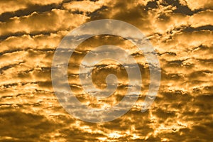 Dramatic cloudescape for background use