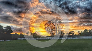 Dramatic clouds