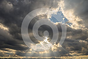 dramatic clouds in cyprus in winter 7