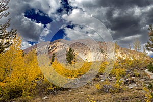 Dramatic clouds in the eastern Sierra Nevada California