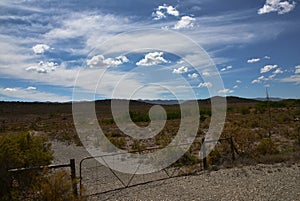 Dramatic clouds over a Karoo landscape