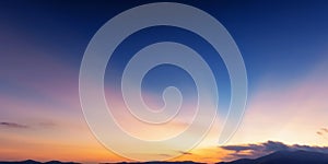 dramatic cloudscape at dusk