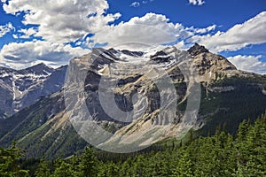 Dramatic Cloudscape Sky and Mountain Landscape in Yoho National Park Canadian Rockies