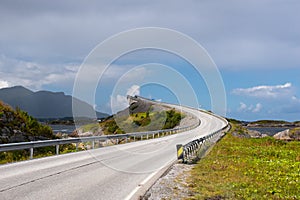 Dramatic coastlines around the Atlantic Road leading you to the edge of the Atlantic ocean