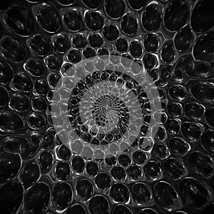 Dramatic crazy glass abstract pattern