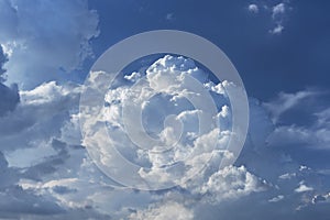 Dramatic cumulonimbus cloud