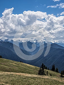 Dramatic cumulus clouds