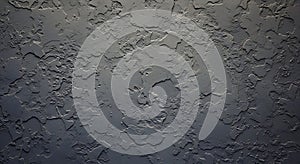Dramatic dark gray stucco wall texture background