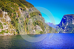 Dramatic Doubtful Sound landscape, South Island of New Zealand