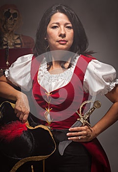 Dramatic Female Pirate Scene