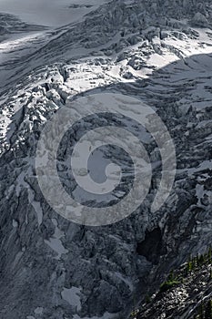 Dramatic Glacier in British Columbia, Canada