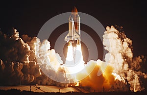 Space Shuttle Launch: Ascent into the Cosmos