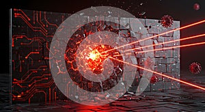 AI Laser Defense System