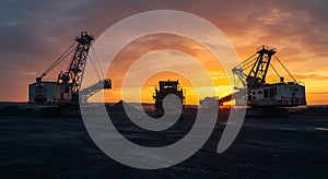 Sunset at the Coal Mine