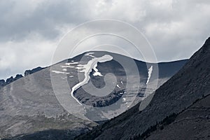 Dramatic landscape along the Icefields Parkway, Canada