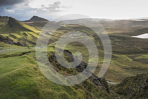 Dramatic landscape of the Quiraing