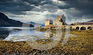 Dramatic Landscape of Scottish Castle