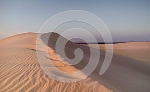 Dramatic landscape at siwa desert egypt