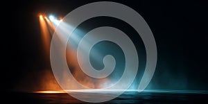 Dramatic Light Beams Abstract Background for Design Projects