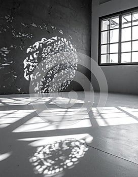 Dramatic Light and Shadow in an Empty Loft