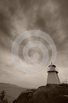 dramatic lighthouse