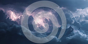 Dramatic Lightning Storm Cloudscape Powerful Nature Photography