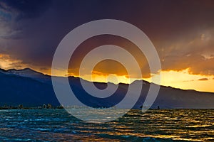 Dramatic Mono Lake Sunset