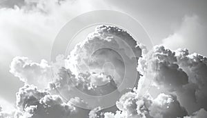 Dramatic Monochrome Cloudscape