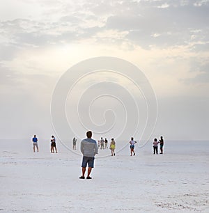 The dramatic and mysterious scene in Salt Lake