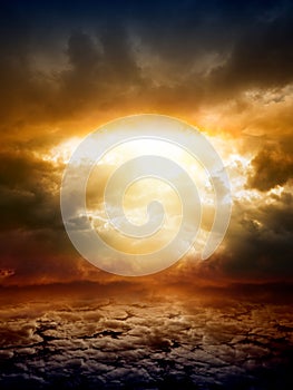 Dramatic nature background