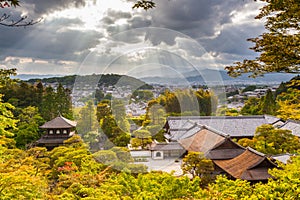 Dramatic panorama of Kyoto