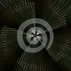 Dramatic Radial wavey glass abstract pattern