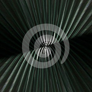 Dramatic Radial wavey glass abstract pattern