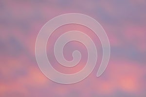 Dramatic red evening sky