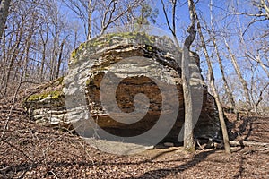 Dramatic Rock in the Wilderness