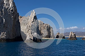 Dramatic rocks off the coast of Cabo san Lucas