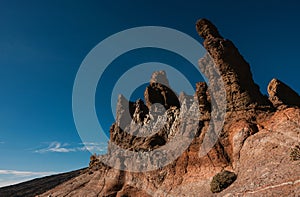 Dramatic rocky formation with
