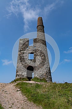 The famous Ding Dong tin mine, Cornwall